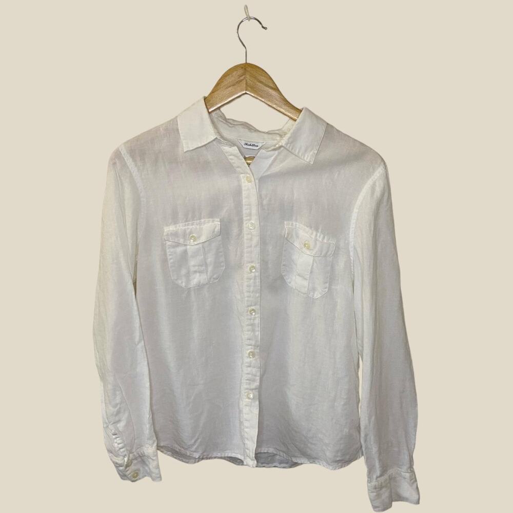 Talbots linen button up longsleeves